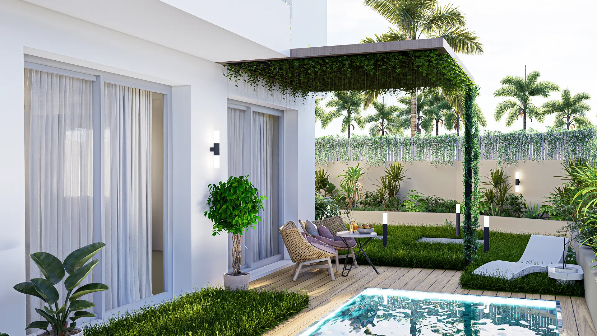 Private pool terrace